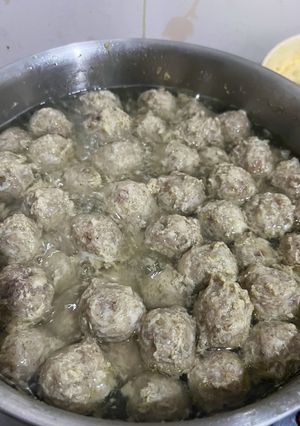 Foto resep Bakso sapi ayam (minim tepung)