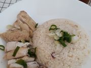 Gambar nasi hainan singapore