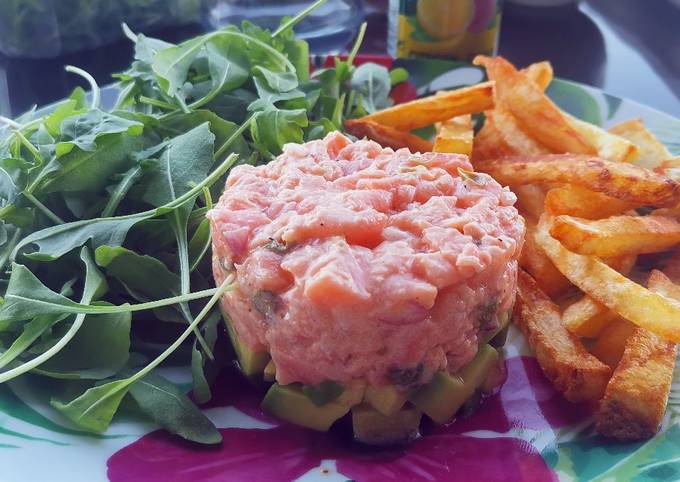 Tartare de saumon avocat