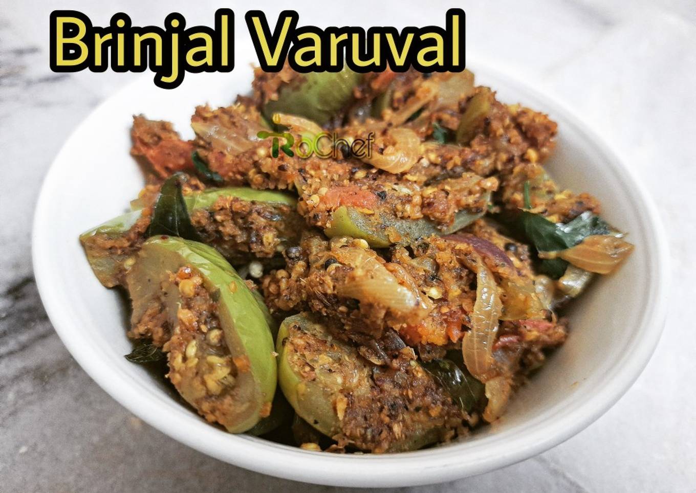 Brinjal masala fry (dry) | Indian Baingan masala