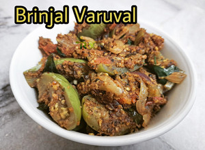 A picture of Brinjal masala fry (dry) | Indian Baingan masala.