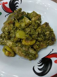 Foto resep Ayam Cabe Ijo Daun Jeruk