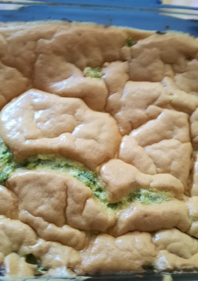 Una foto de Soufflé de brócoli