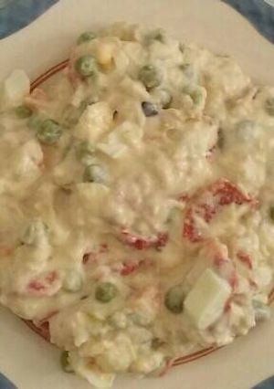 Una foto de Ensaladilla de menestra al estilo Mariano