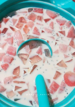 Foto resep Es Jelly Semangka