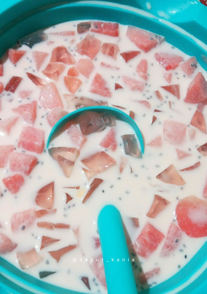 Foto resep Es Jelly Semangka