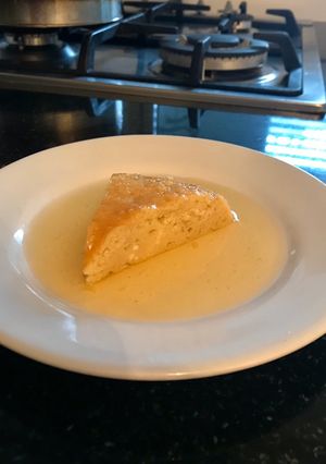 Una foto de Flan casero fácil