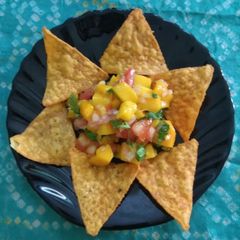 A picture of Mango salsa.