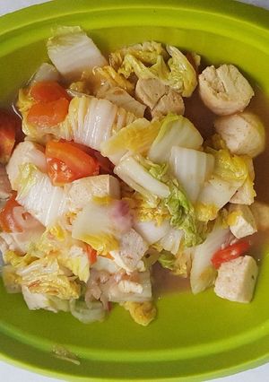 Foto resep Tumis Tahu Sawi Putih