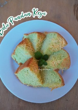 Foto resep Bolu Pandan Keju