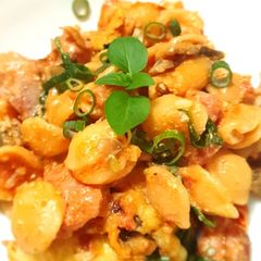 A picture of Bacon Ricotta Pasta.