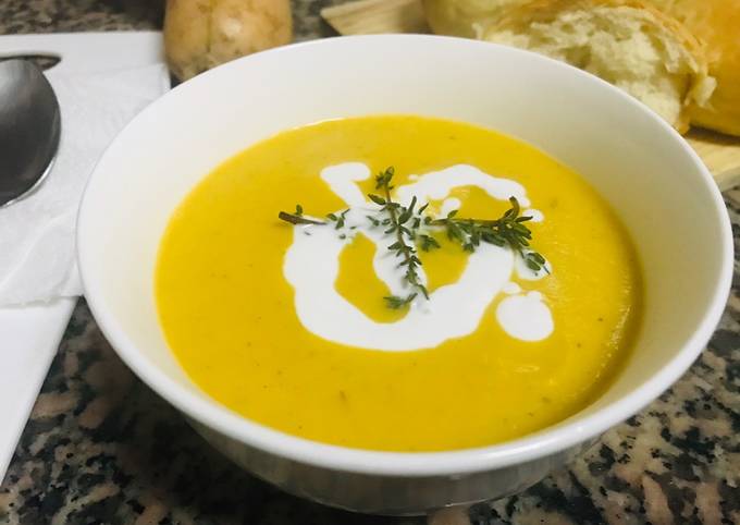 How to Prepare Quick Butternut soup - Easy Recipes for Beginners