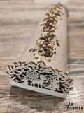 Bûche peanut cookie