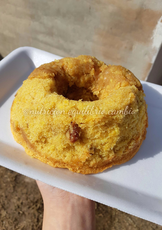Una foto de Budín vegano