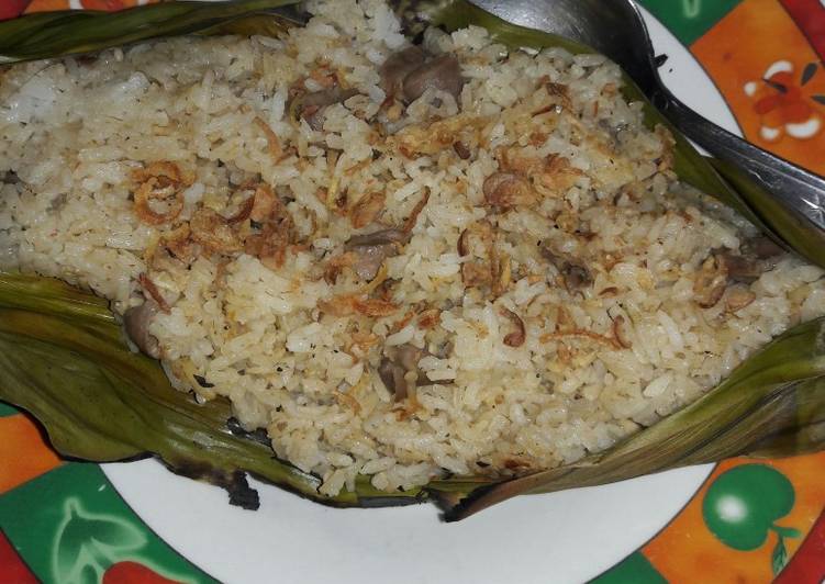 Bagaimana Menyiapkan Nasi Bakar lezat ala mom's zam Anti Gagal