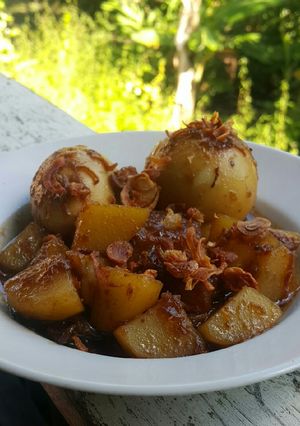 Foto resep Semur Telur Tahu Kentang