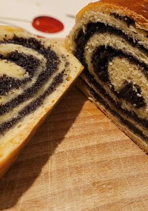 O poză a rețetei Cozonac cu mac fără gluten (gluten free).