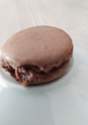 Une photo de Macaron chocolat