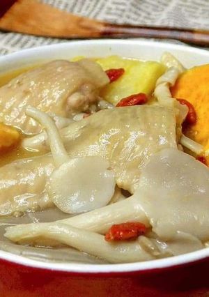 麻油地瓜雞湯 的食譜成品照片