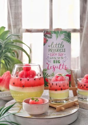 Foto resep Puding Semangka