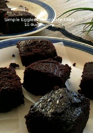 Foto resep Farah Quinn's Simple Eggless Chocolate Cake (sangat MOIST)