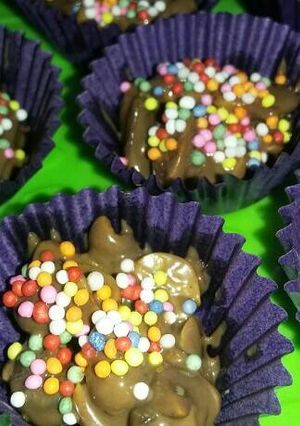 Foto resep Cokelat Kacang Simple