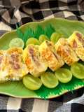 Corn and Sausage Tamagoyaki