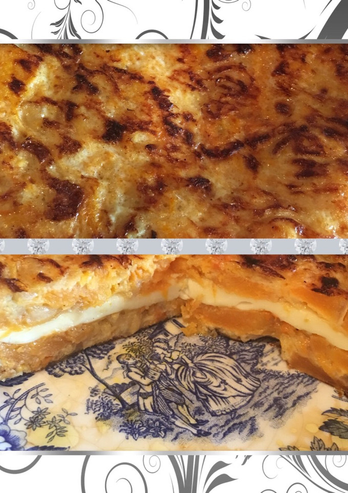 Una foto de Tortilla de calabaza con queso