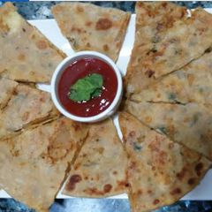 A picture of Asian potatoes paratha.