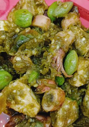 Foto resep Cumi Asin Pete Sambel Ijo