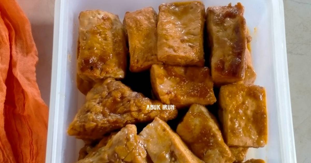 Resep Tahu Tempe Bacem Air Kelapa Paling Praktis dan Simple