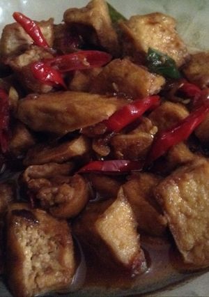 Foto resep Tumis Tahu Pedas manis saos tiram