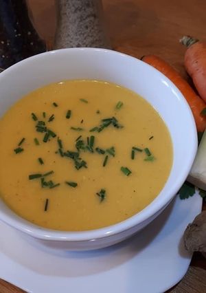 Sárgarépa krém leves recept fotója