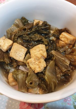 Foto resep Tumis sayur asin tahu