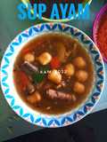 Sup fishball dan kopeh ayam