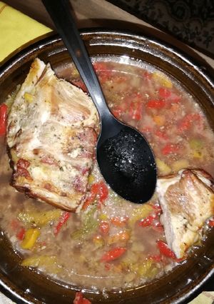 Una foto de Costillas asadas