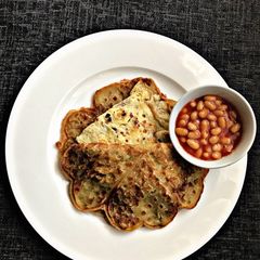 A picture of Plantain Waffles.