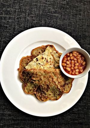 A picture of Plantain Waffles.