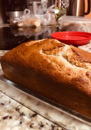 Una foto de Budín de banana fácil + sin manteca