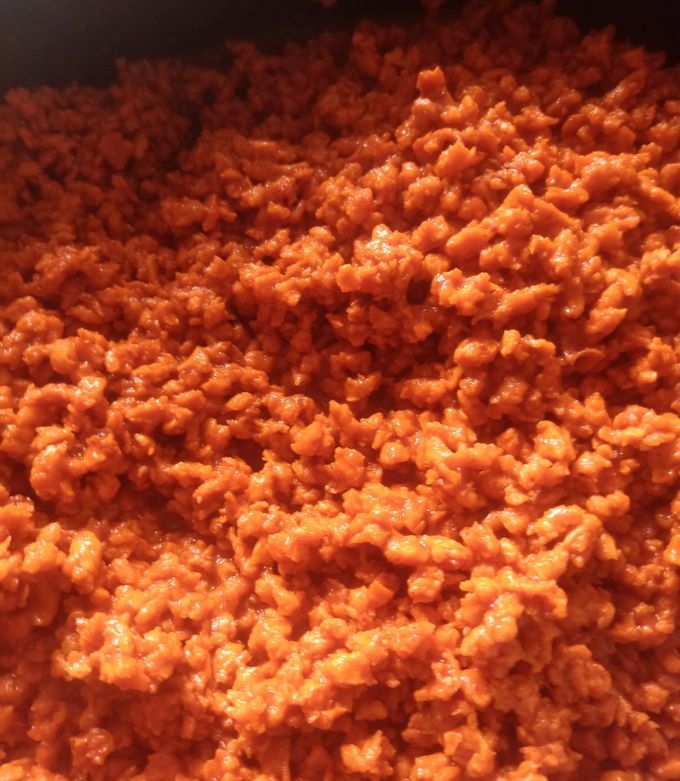 Una foto de TACOS DE SOYA ADOBADA versión#2😍