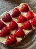 🍓ขนมปังหน้ากรีกโยเกิร์ตสตรอว์เบอร์รี่ #ทีมของหวาน🍓
