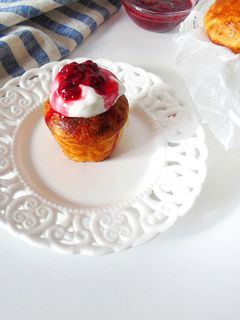 O poză a rețetei Papanași cu brânză la cuptor.