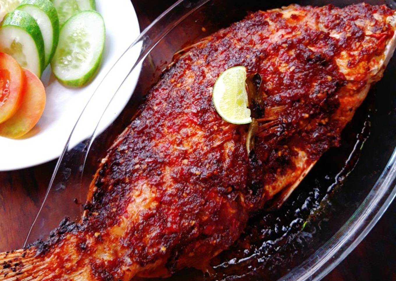 Ikan bakar oven bumbu padang (tanpa santan)