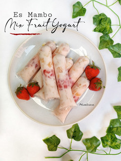 Foto resep Es Mambo Mix Fruit Yogurt 🍶