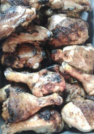 A picture of Grilled Pineapple chicken.