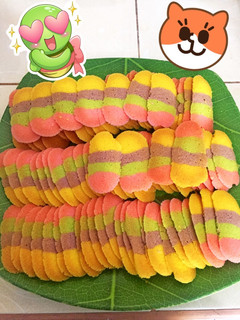 Foto resep Lidah Kucing Rainbow