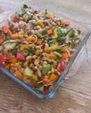 Black Eyed peas salad chaat (tiffin for adult or kids)