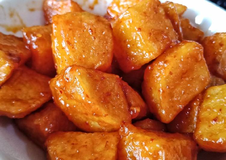 Resep Korean Fried Potato Anti Gagal