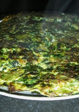 Una foto de Tortilla de acelga