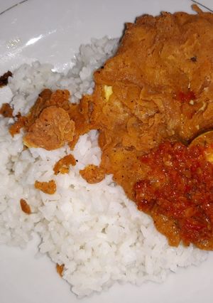 Foto resep Telur geprek simpel
